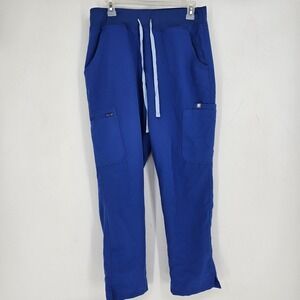Figs Royal Blue Yola High Waisted